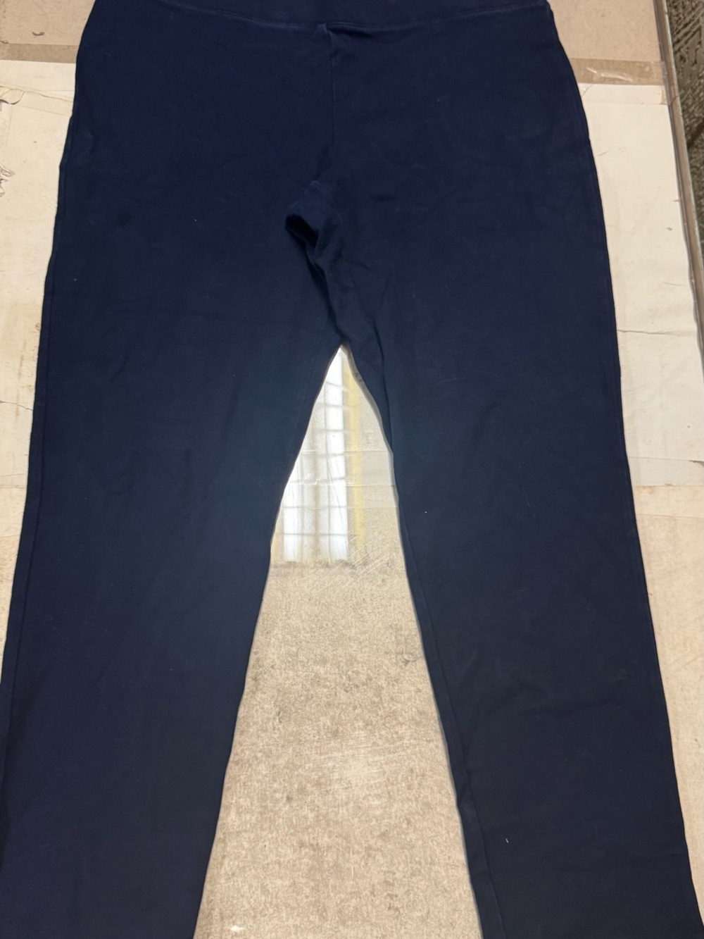 Talbots Navy Blue Women's Full-Length Comfy Leggings size medium
